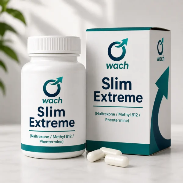 Weight Management Slim Extreme (Naltrexone / Methyl B12 /Phentermine) 3 / 1 / 30 mg Caps Each
